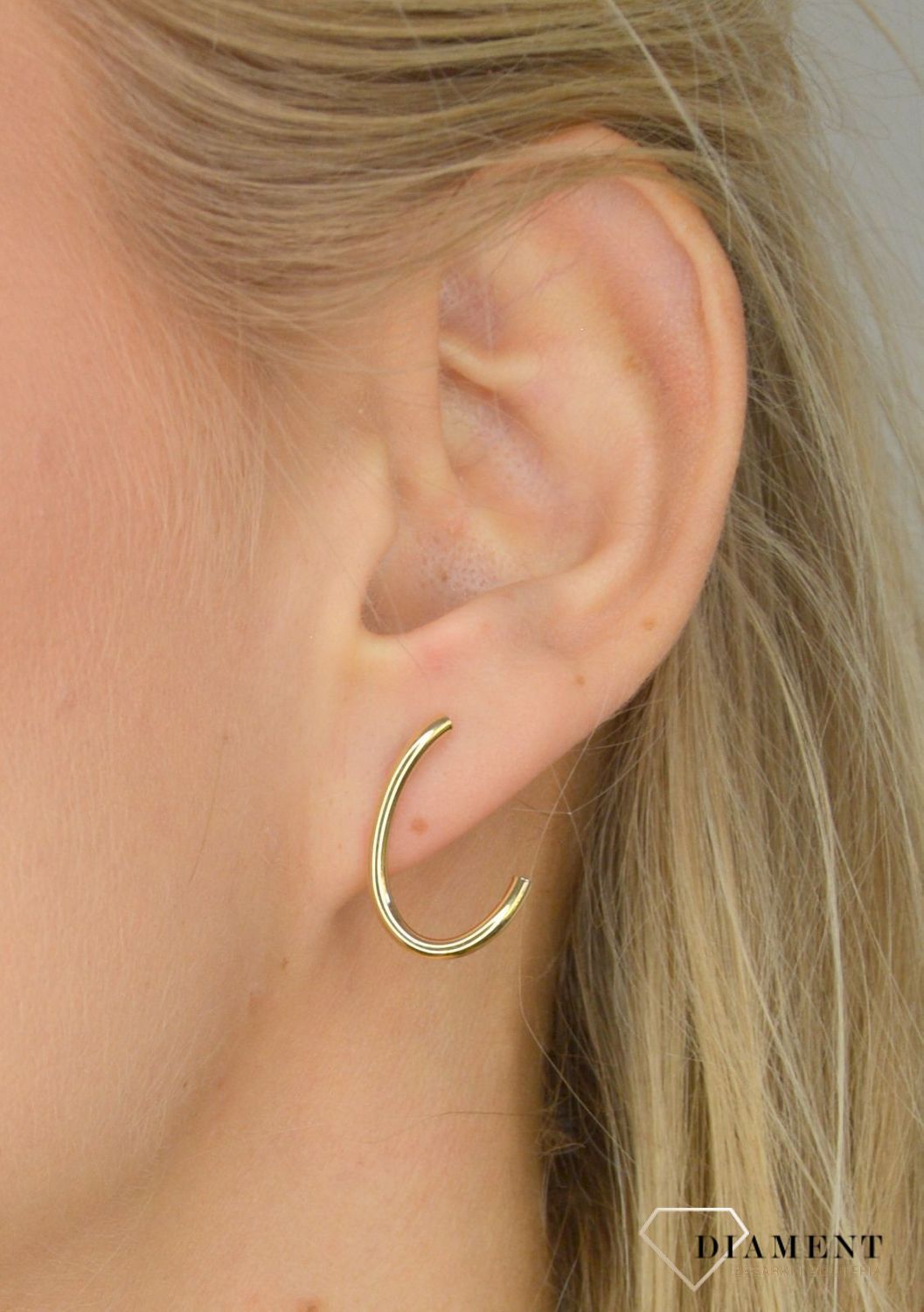 Złote kolczyki koła 585 'gładki blask' DIA-KLC-OR204430-585.jpg