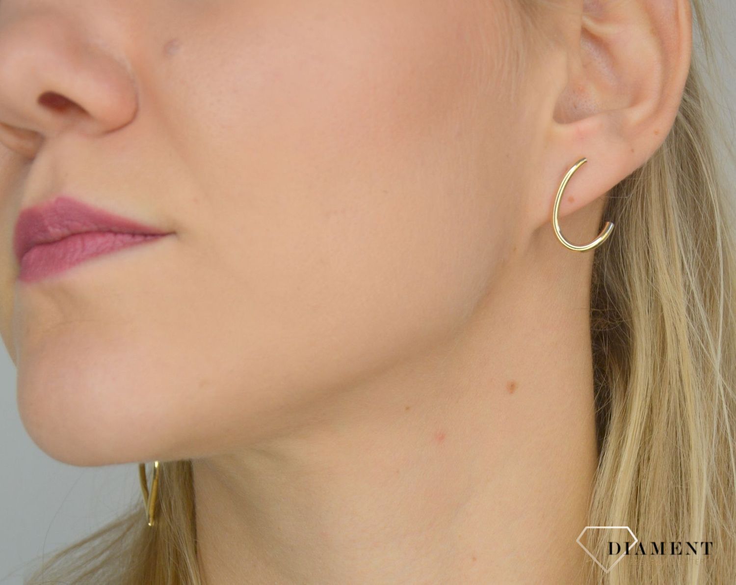 Złote kolczyki koła 585 'gładki blask' DIA-KLC-OR204430-585.jpg