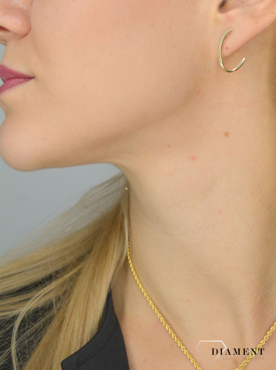 Złote kolczyki koła 585 'gładki blask' DIA-KLC-OR204430-585.jpg