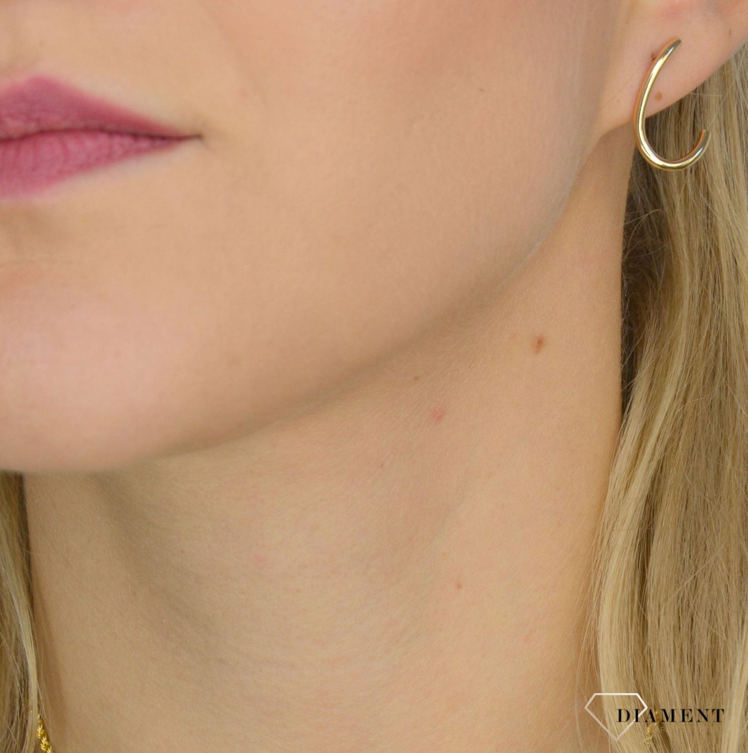 Złote kolczyki koła 585 'gładki blask' DIA-KLC-OR204430-585.jpg