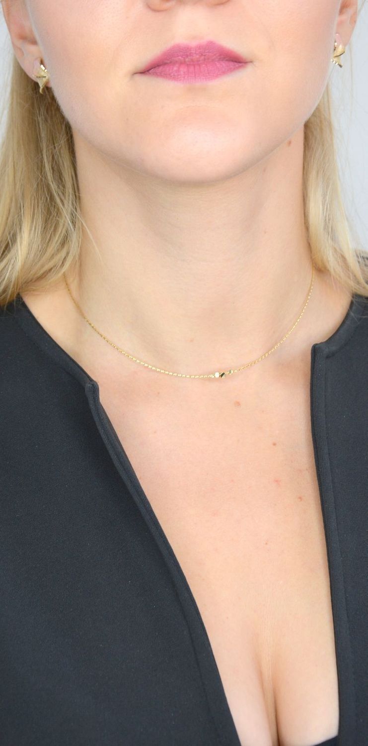 Złote kolczyki koła 585 'lśniący kwiat' DIA-KLC-OR204610-585.jpg