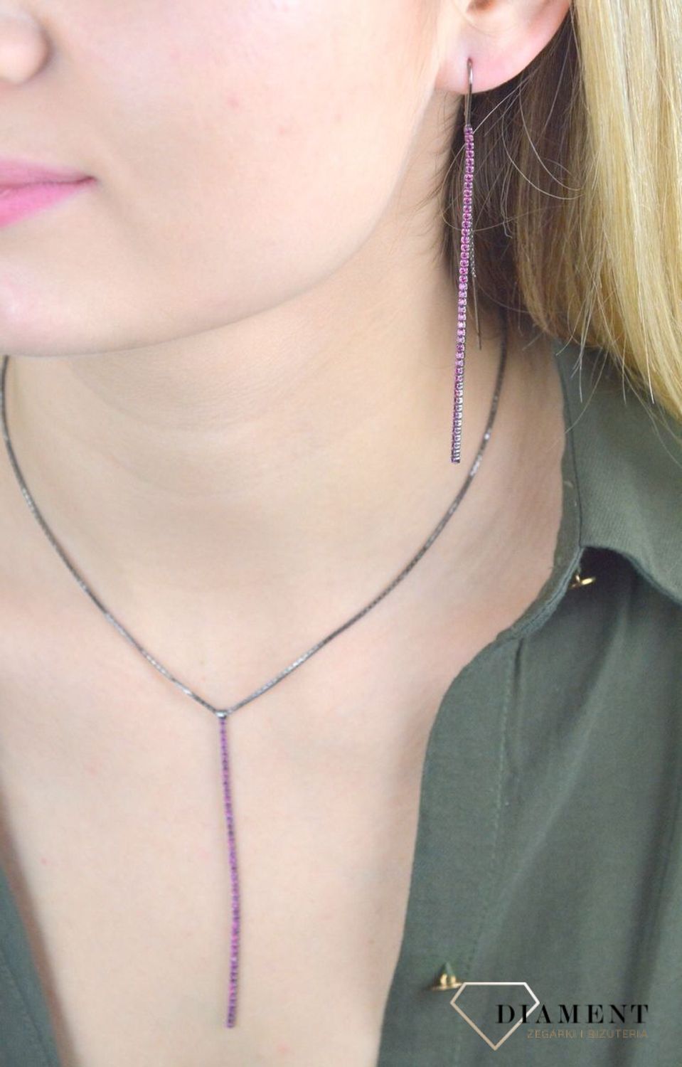 Kolczyki srebrne długie z różową cyrkonią DIA-KLC-ORECLOL.jpg