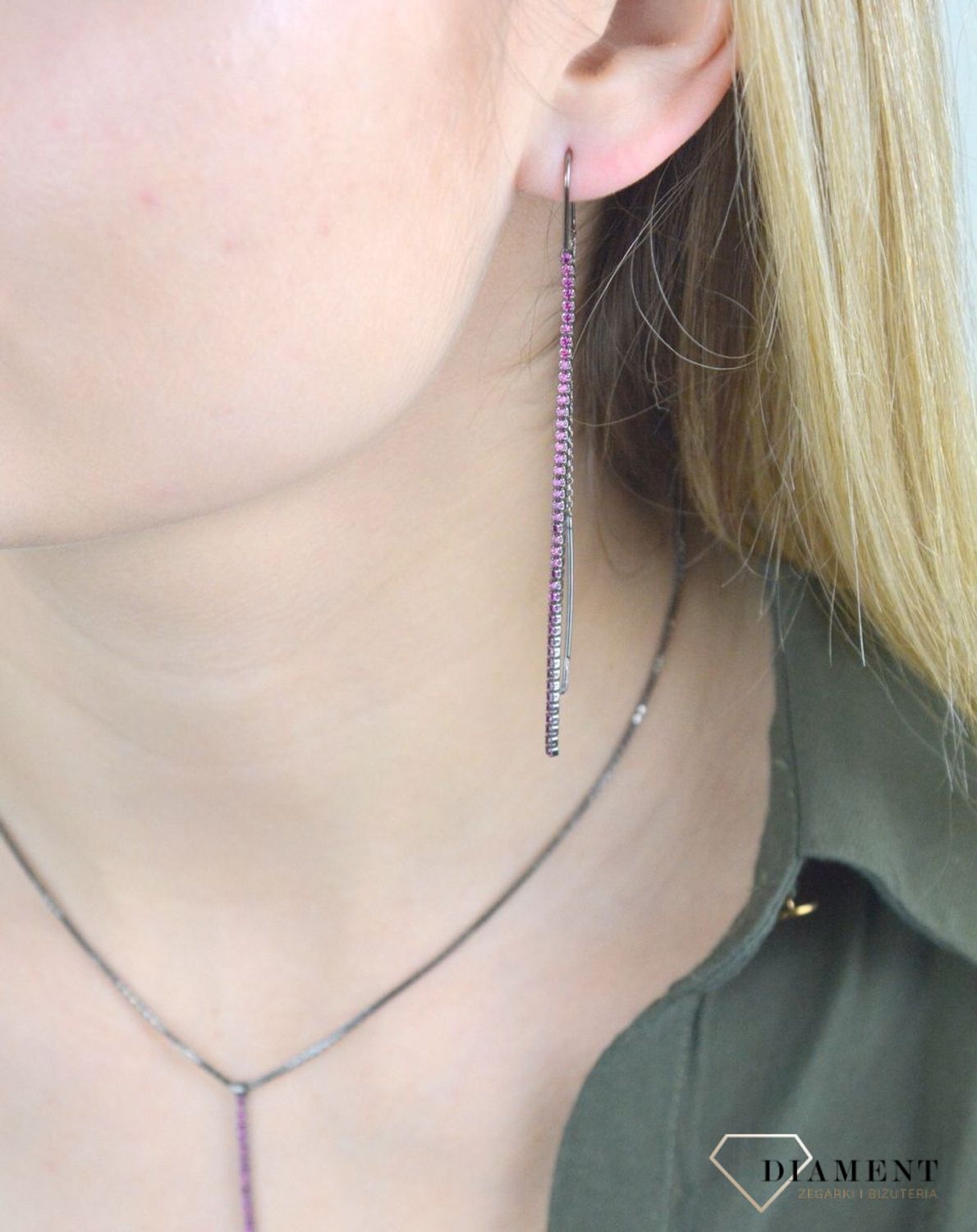 Kolczyki srebrne długie z różową cyrkonią DIA-KLC-ORECLOL.jpg