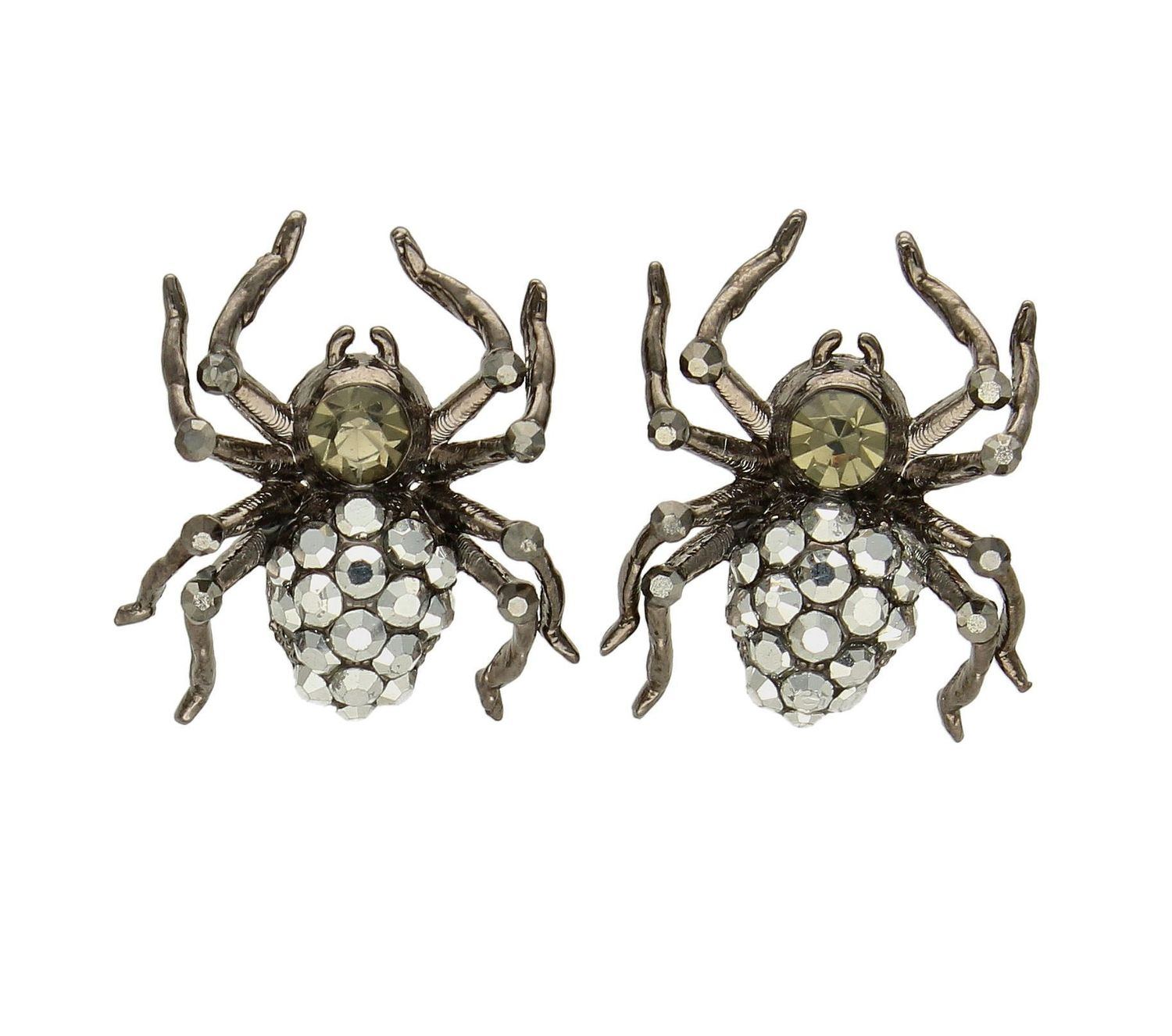 Kolczyki BY DZIUBEKA gotyckie pająki DIA-KLC-PAJAKI-MET.jpg