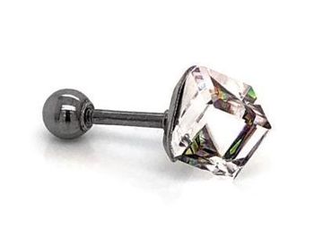 Stalowy kolczyk do ucha Piercing Kolczyk do ucha Tragus z kryształkiem DIA-KLC-PCN175-STAL. Stalowy kolczyk Tragus. Stalowy kolczyk do ucha z kryształkiem. Kolczyk stalowy piercing. Piercing ucha Tragus. Kolczyk stalowy Tragus idealny .jpg