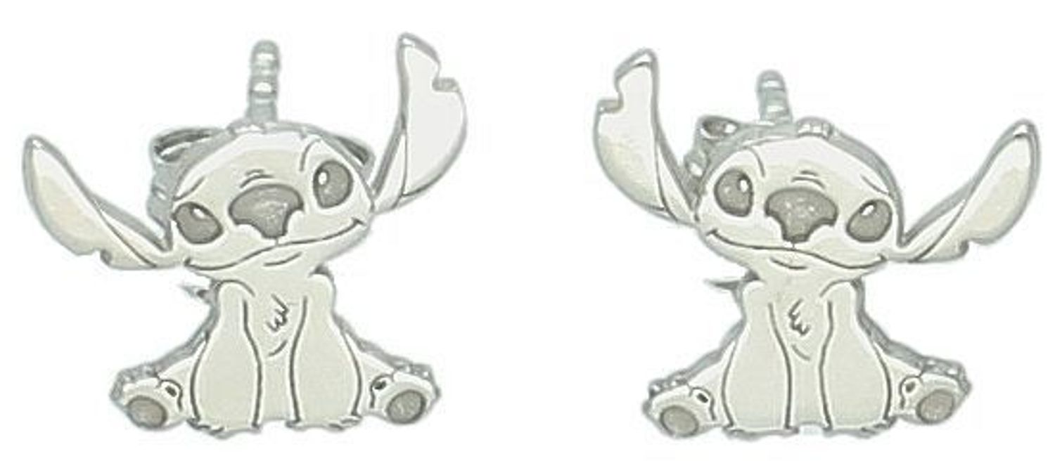 Srebrne kolczyki dziecięce 925 sztyfty Lilo i Stich Stitch DIA-KLC-PW0010924ER-925. Srebrne kolczyki zostały wykonane z najwyższej jakości srebra próby 925. Kolczyki zostały wykonane na wzór postaci z bajki Lilo i Stich1.jpg