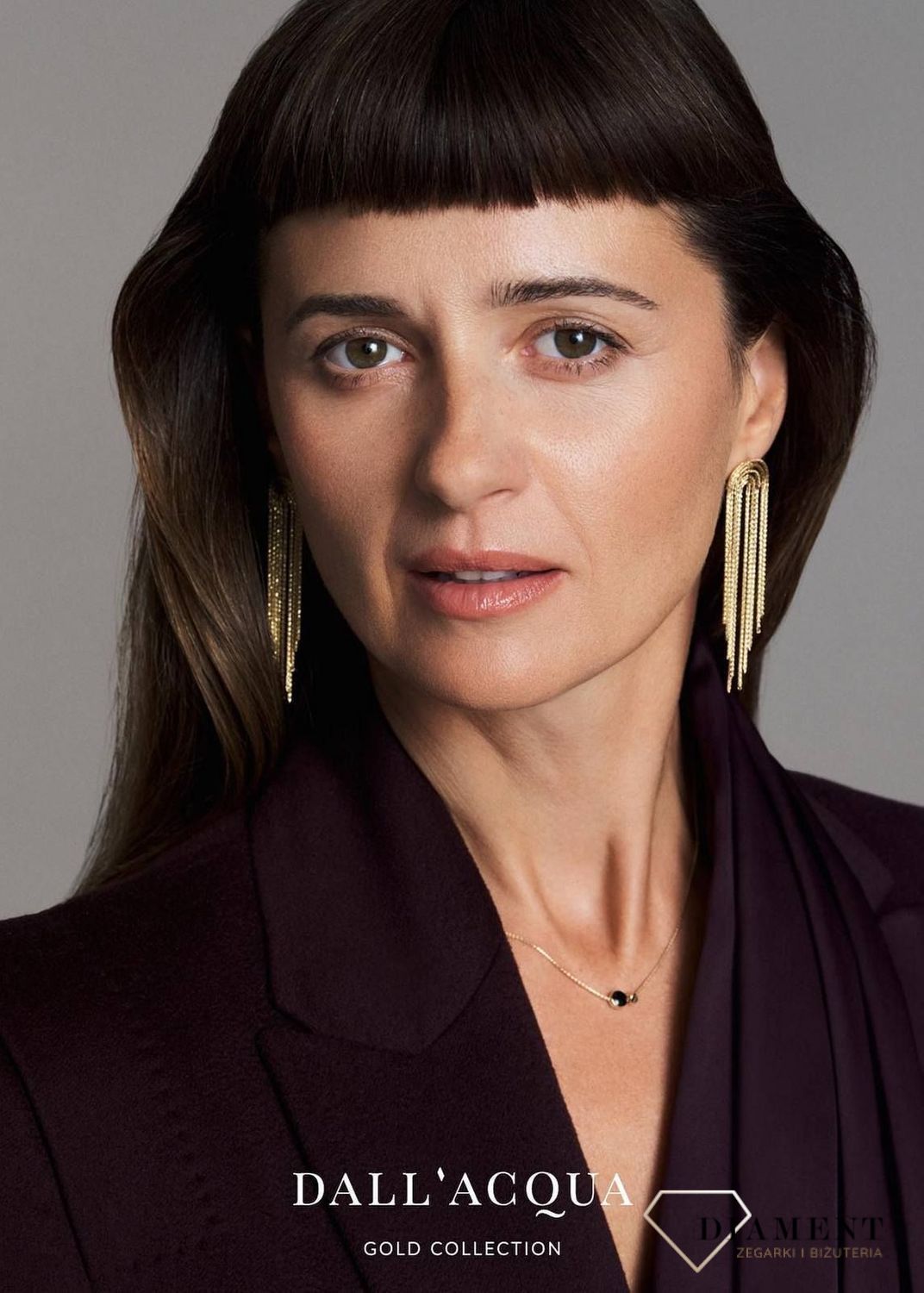 Kolczyki złote wiszące 585. Złote długie kolczyki ze złota próby 585 D0 ST RAB10 OR214610.jpg