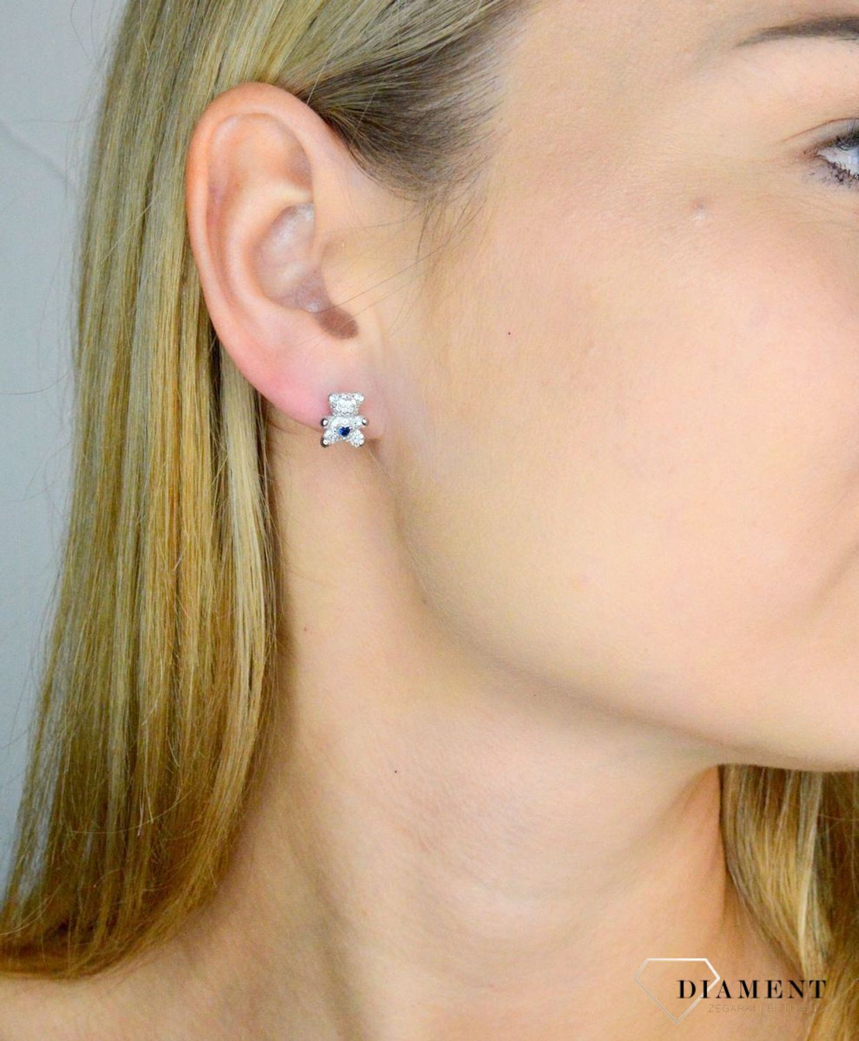 Srebrne kolczyki dziecięce 925 misie na sztyft DIA-KLC-RE0870RH. Srebrne kolczyki dziecięce. Kolczyki srebrne na sztyft. Kolczyki na sztyft. Kolczyki srebrne dla dziewczynki. Kolczyki srebrne na prezent..jpg