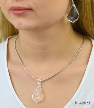 Kolczyki srebrne Kryształ Swarovskiego DIA-KLC-SWAROVSKI1-925. Kolczyki srebrne z kryształem. Kolczyki z kryształem Swarovskiego. Biżuteria Swarovskiego. Kolczyki w (3).JPG