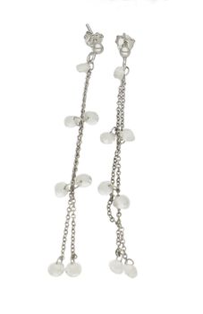 Kolczyki srebrne wiszące łańcuszki z kryształkami białymi DIA-KLC-SWAROVSKI19-925.jpg
