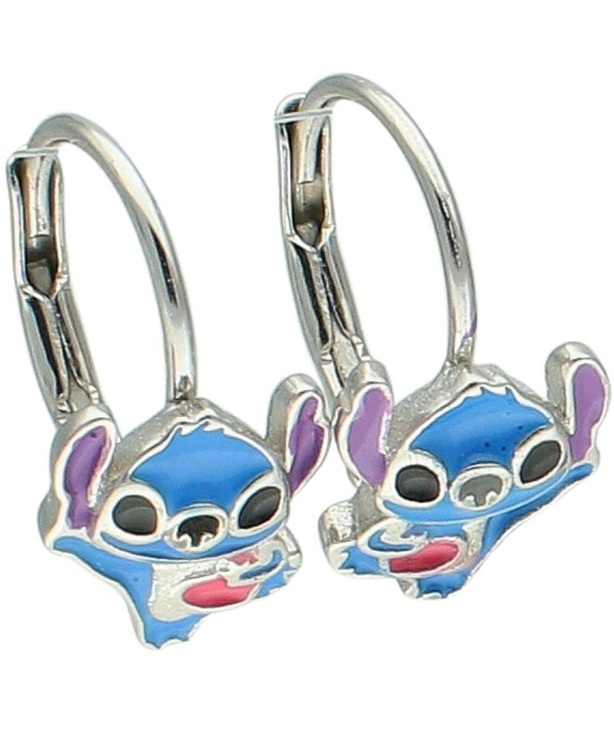 Srebrne kolczyki dziecięce Stitch 925 – kolorowe kolczyki dla dziewczynki z emalią (1).jpg