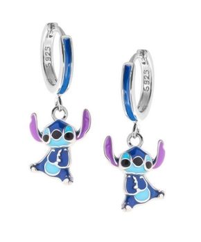 Kolczyki srebrne dziecięce Stitch z emalią srebro 925 dia-klc-stich5-925.jpg