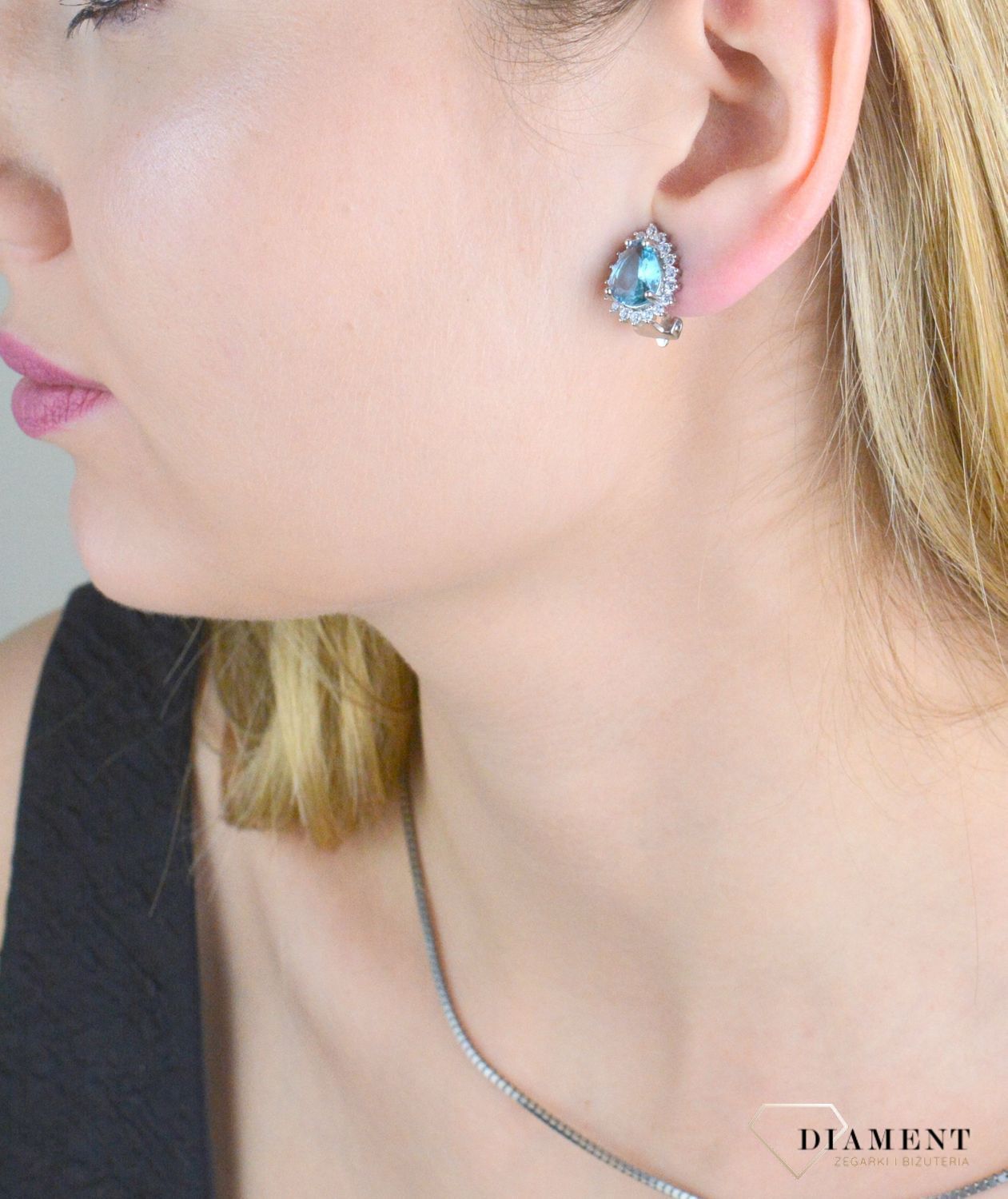 Klipsy srebrne z błękitną cyrkonią łezką DIA-KLI-10932-925.jpg