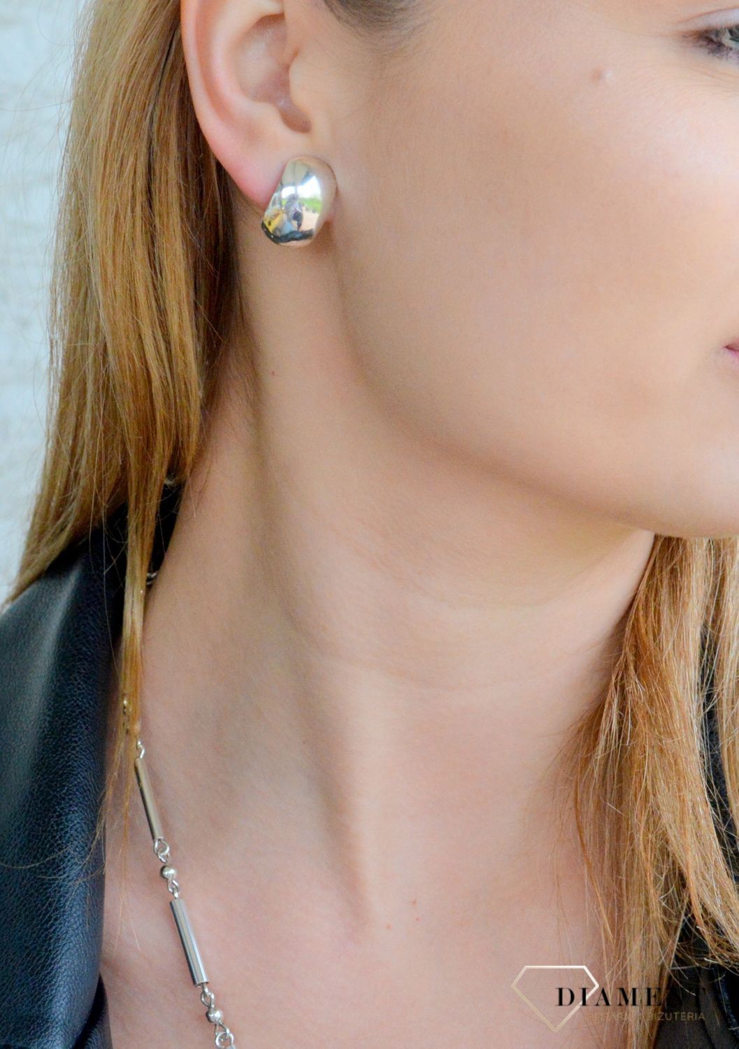 Srebrne klipsy damskie 925  gładkie o kwadratowym kształcie DIA-KLI-11379-925. Srebrne klipsy damskie. Srebrne klipsy gładkie. Klasyczne srebrne klipsy. Klipsy srebrne damskie na prezent (1).JPG