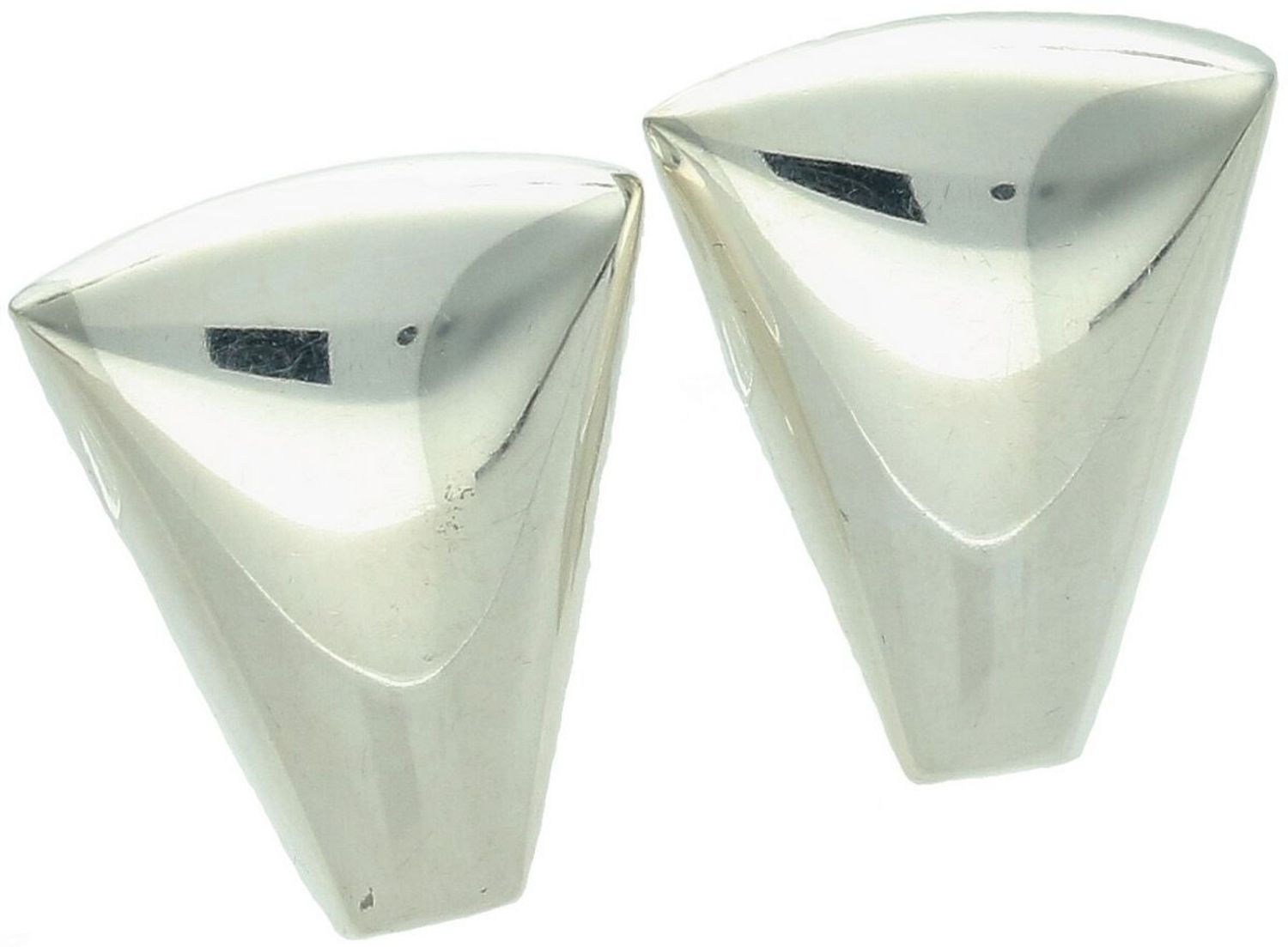 Damskie srebrne klipsy trójkąty 925 DIA-KLI-13814-925 – gładkie i stylowe.jpg