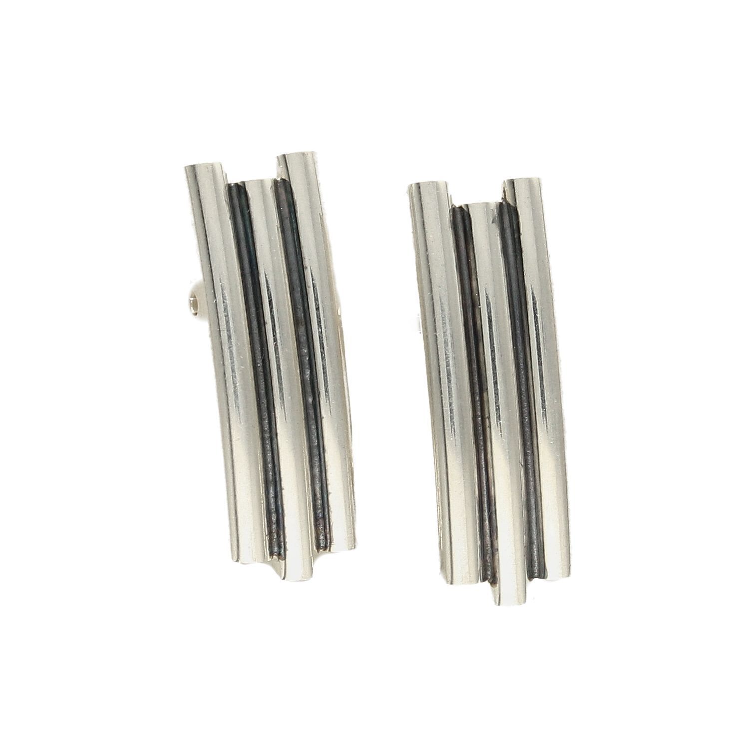 Klipsy srebrne o gładkiej powierzchni DIA-KLI-1716-925.jpg