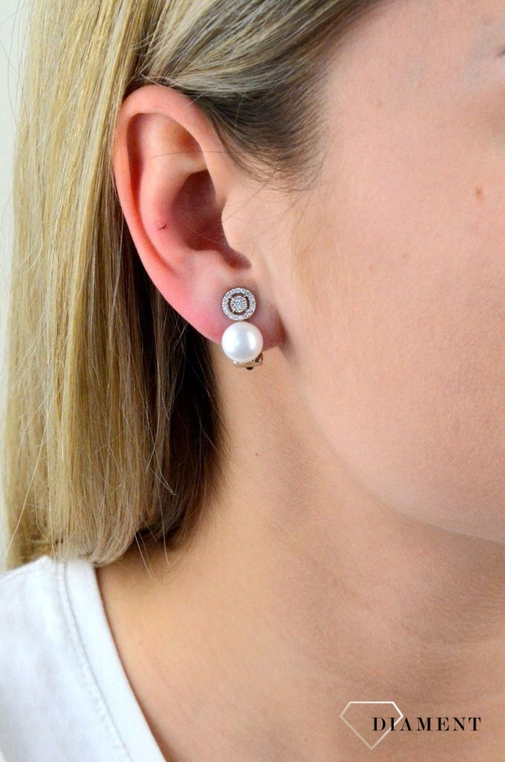 Klipsy srebrne kółeczka z perełką DIA-KLI-4593-925.jpg