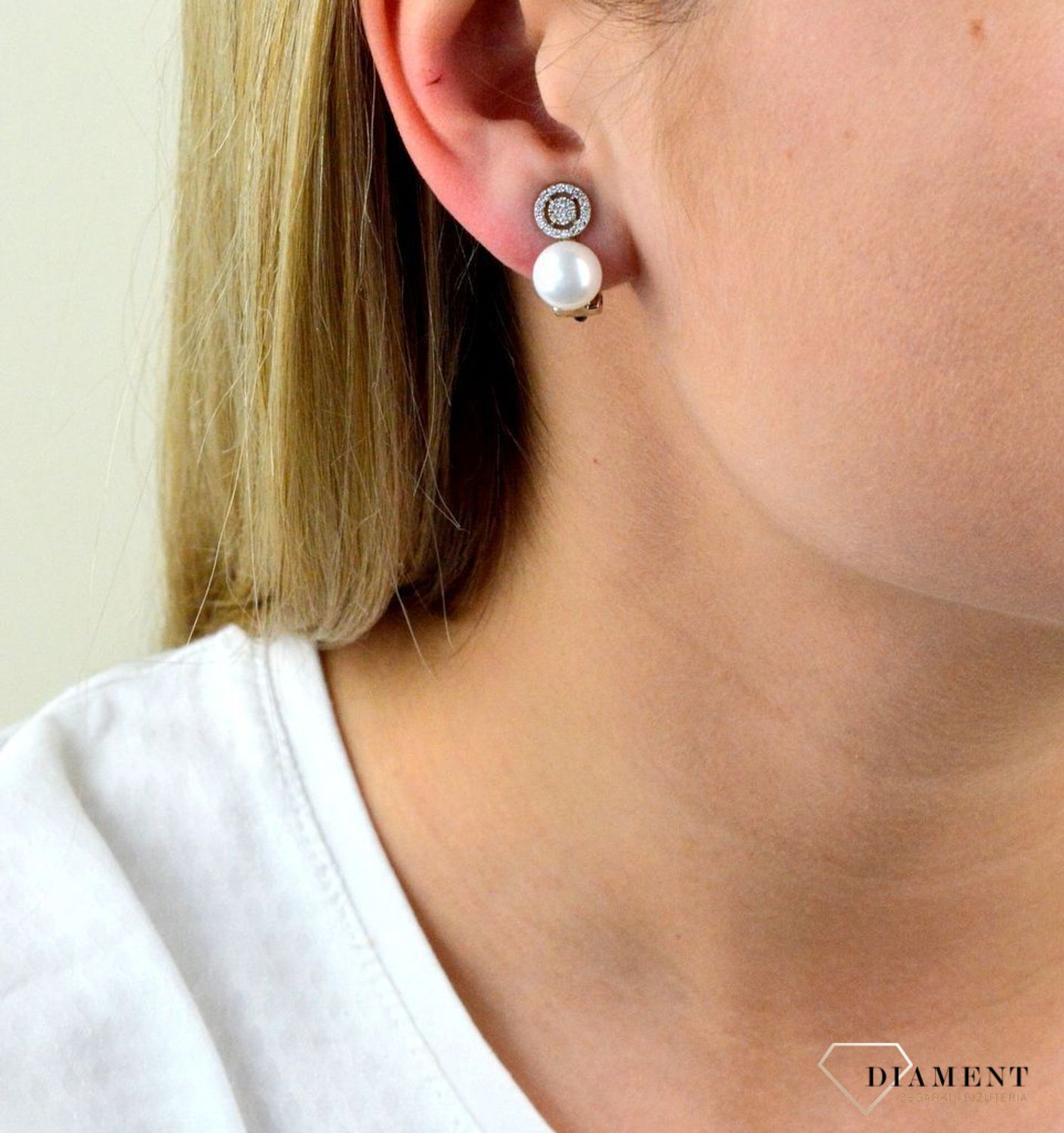 Klipsy srebrne kółeczka z perełką DIA-KLI-4593-925.jpg