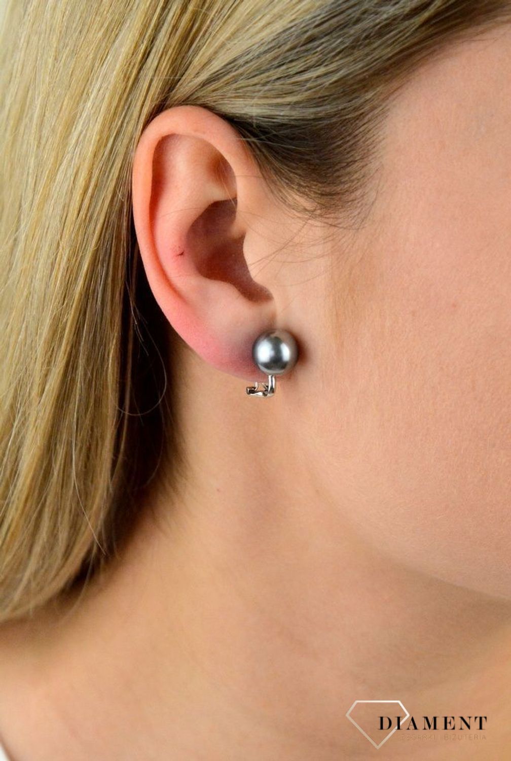 Szare klipsy z perłami DIA-KLI-4813-925.jpg