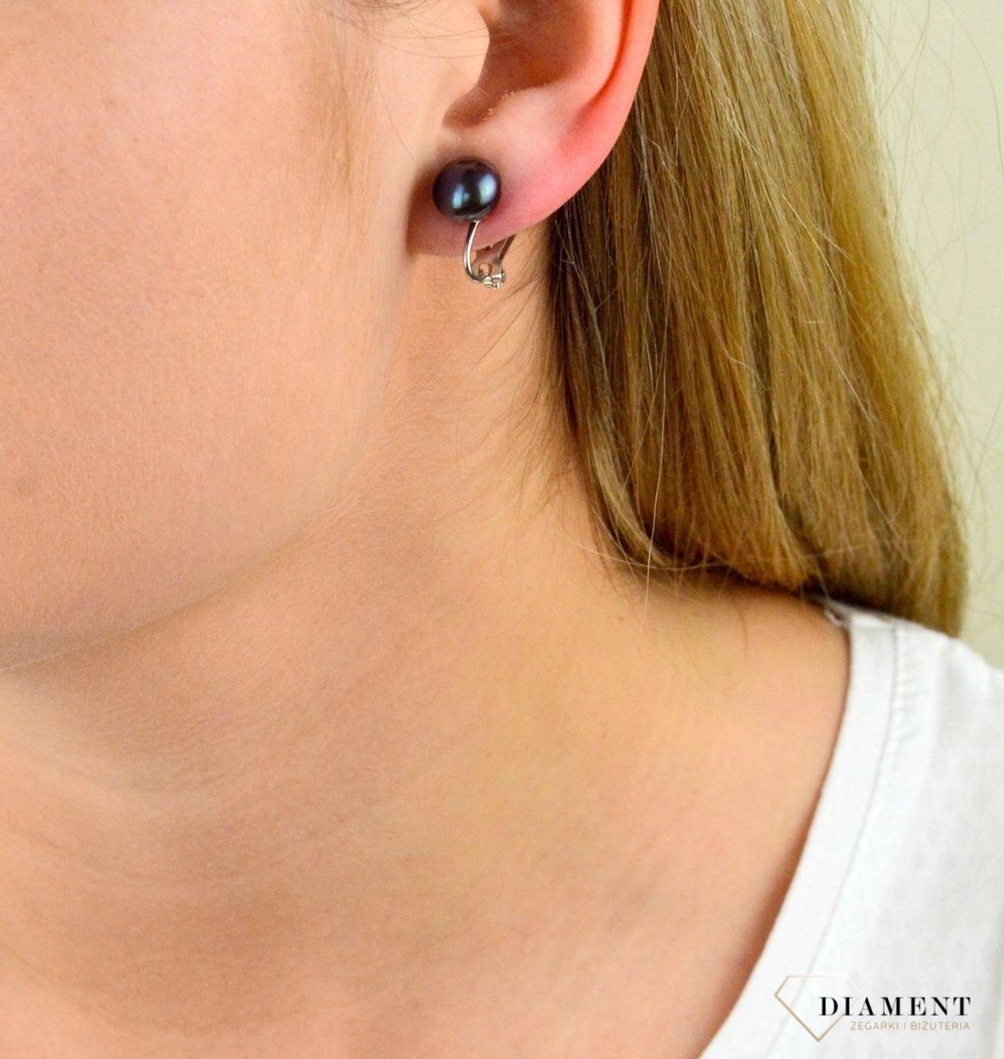Klipsy z ciemnymi perłami DIA-KLI-4814-925.jpg