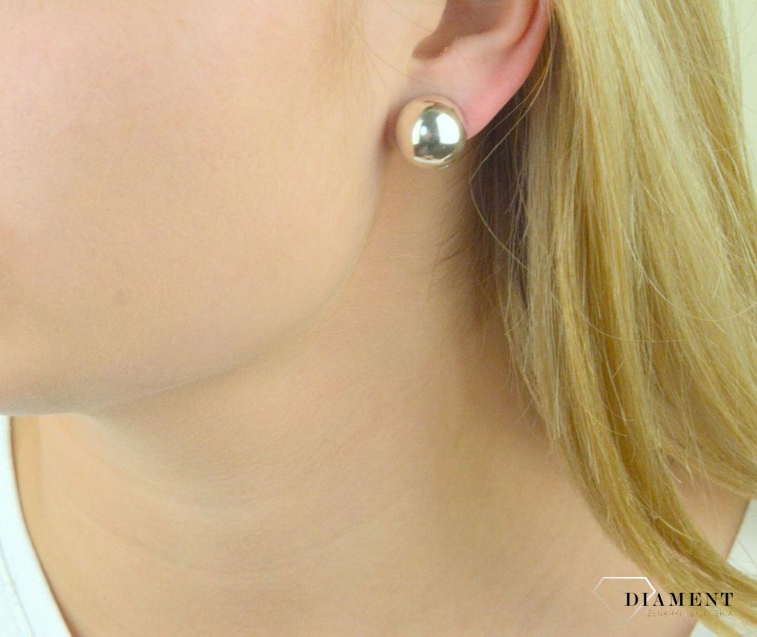 Klipsy srebrne kulki 925 DIA-KLI-4821-925.jpg