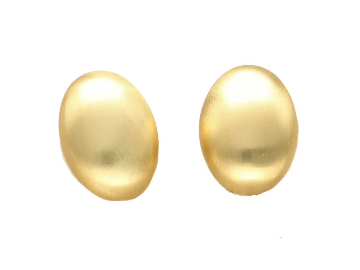 Pozłacane Klipsy Dall'acqua Sublime  Owalne Półkule 925 DIAMENT DIA-KLI-5559-925.jpg