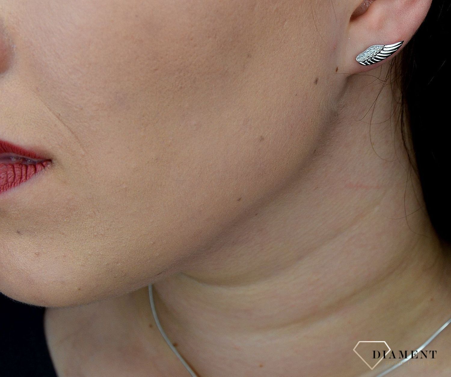 Srebrny komplet biżuterii 925 w kształcie skrzydeł DIA-KPL-0795-925 (1).jpg