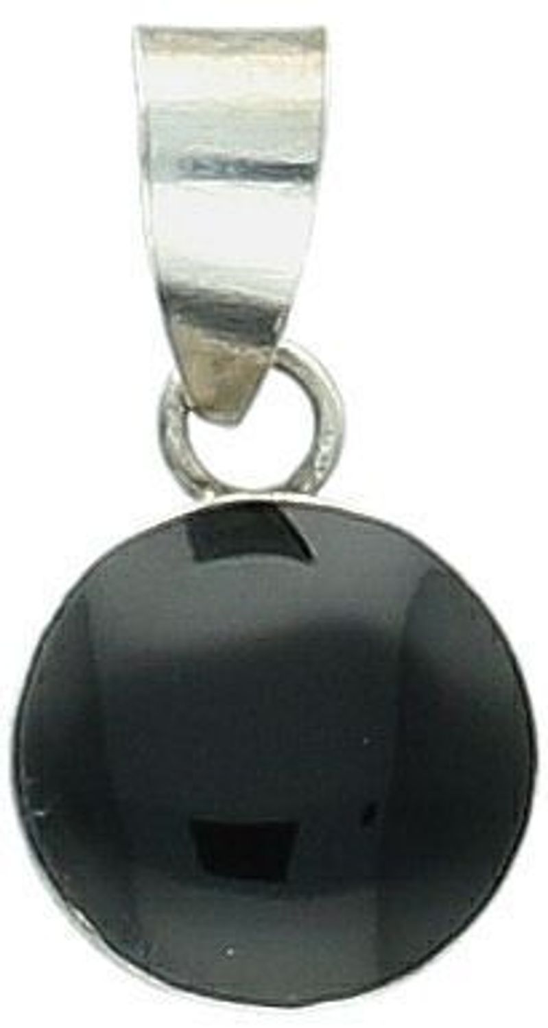 Srebrny komplet biżuterii z czarną masą jubilerską – kolczyki na sztyft i zawieszka, Srebro 925 (1).jpg