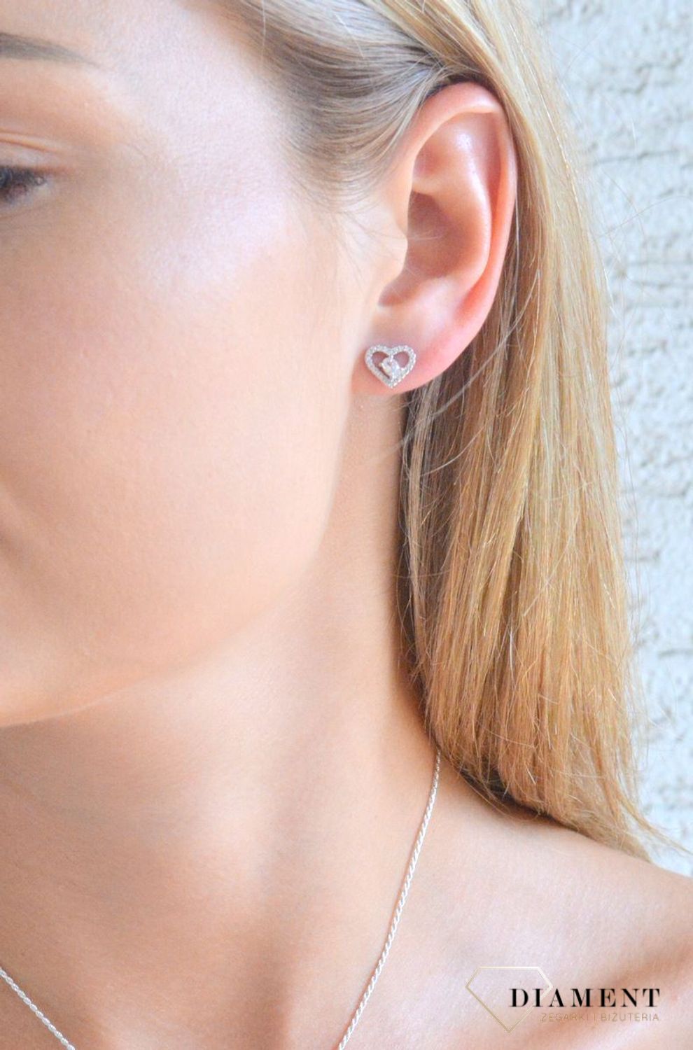 Srebrny komplet damski 925 kolczyki i zawieszka serca z cyrkoniami DIA-KPL-11597-925 (1).jpg