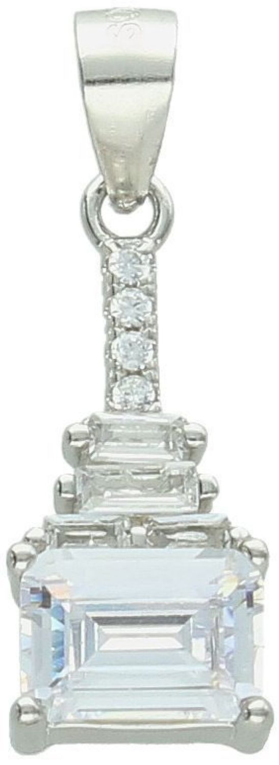 Komplet srebrny 925 z cyrkoniami – kolczyki 1,5 cm (zapięcie angielskie) i zawieszka 2,1 cm. Model DIA-KPL-13406-925. Klasyka i elegancja w jednym zestawie.1.jpg