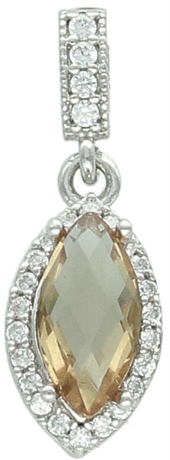 Damski srebrny komplet 925 z zielono-żółtą cyrkonią DIA-KPL-13456-925 – kolczyki i zawieszka komplet.jpg