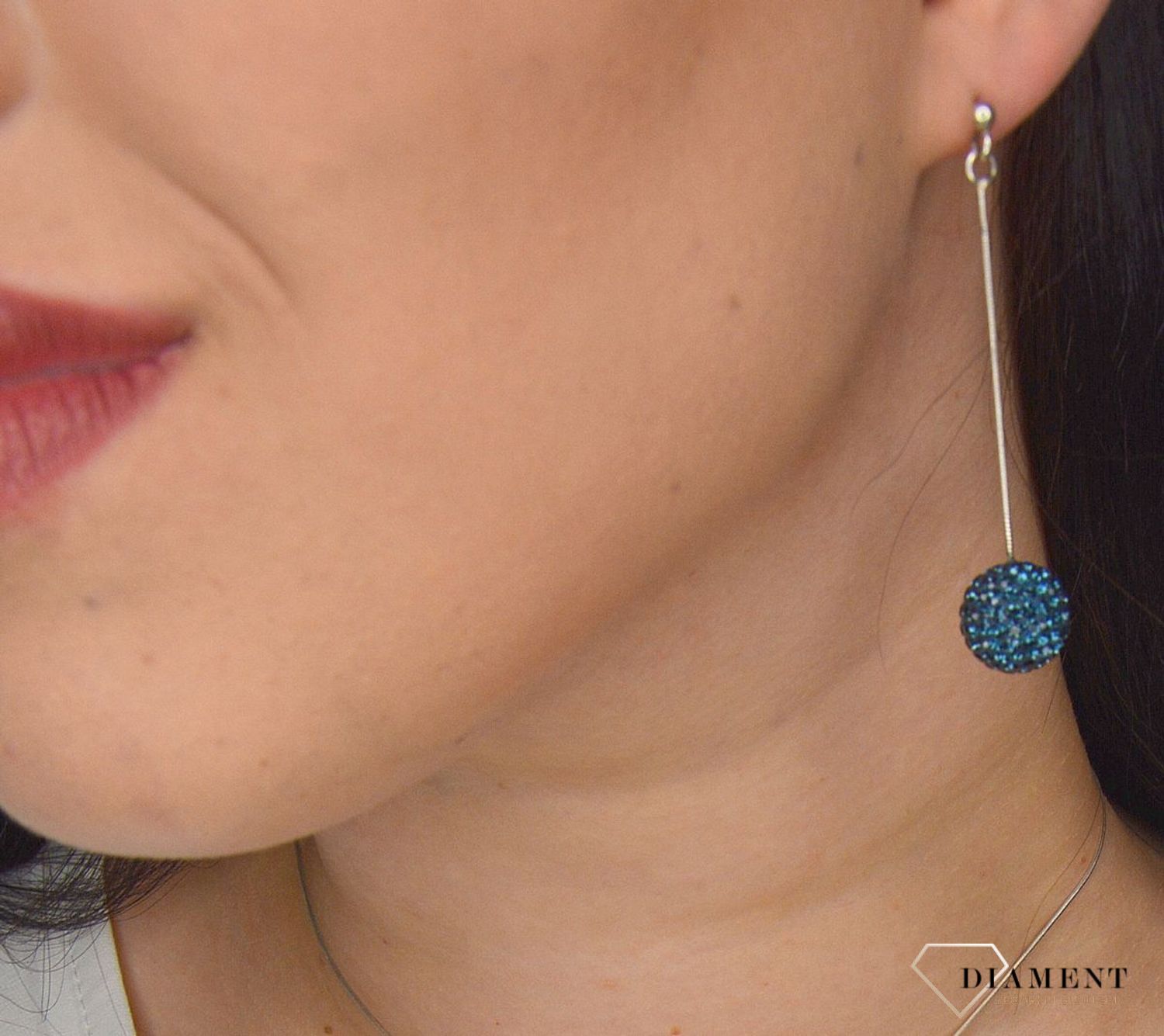 Komplet srebrny zawieszka i kolczyki Kulki swarovski DIA-KPL-2954-925.jpg