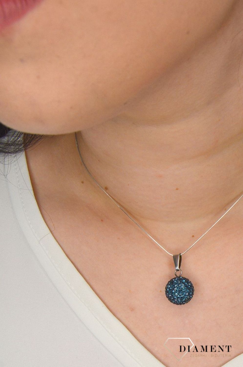 Komplet srebrny zawieszka i kolczyki Kulki swarovski DIA-KPL-2954-925.jpg