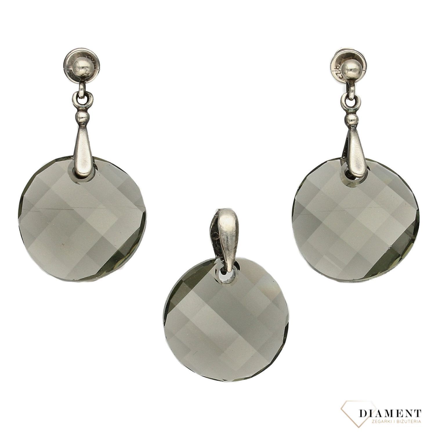 Komplet srebrny Swarovski szary DIA-KPL-3102-925.jpg