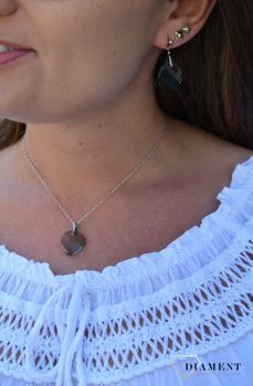 Komplet srebrny Swarovski szary to uniwersalna biżuteria, która sprawdzi się także jako prezent na wiele okazji. Idealna ozdoba zarówno codziennych, casualowych  (4).JPG