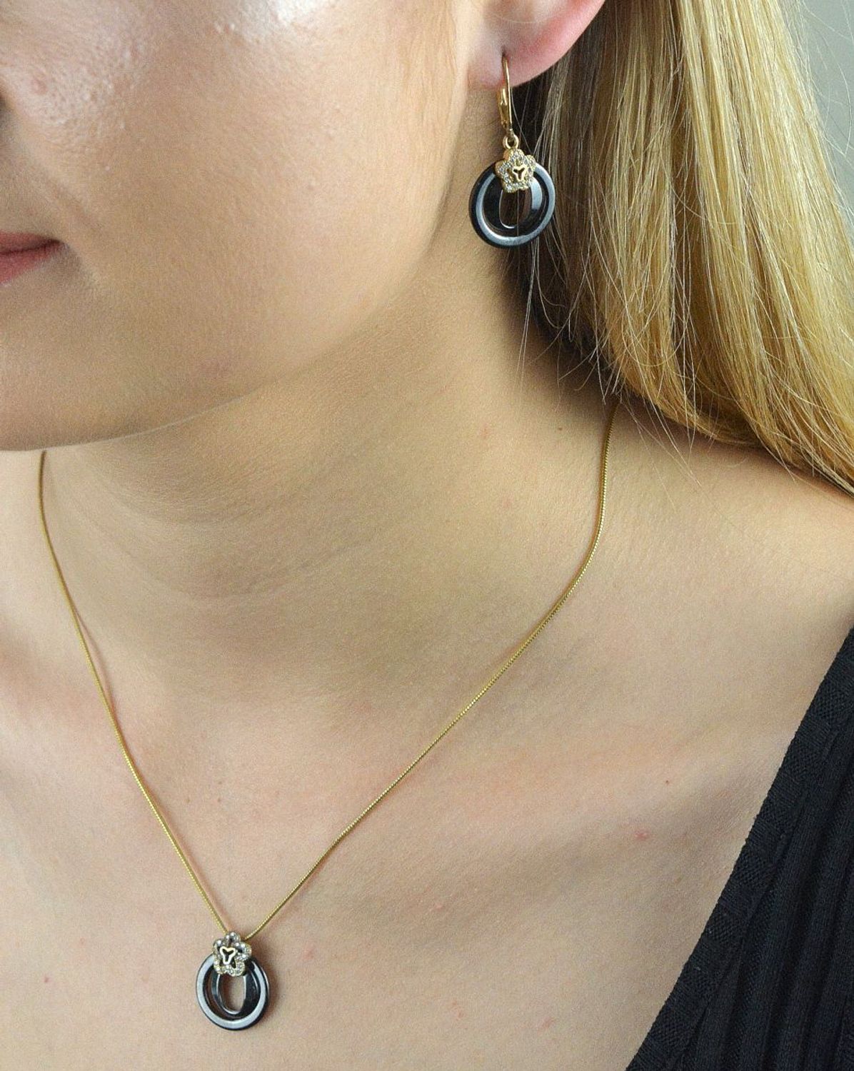 Komplet srebrny pozłacany, czarna ceramika DIA-KPL-3104-925.jpg