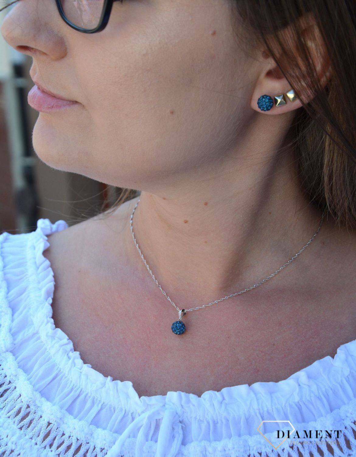 Komplet srebrny granatowe kulki DIA-KPL-3106-925.jpg