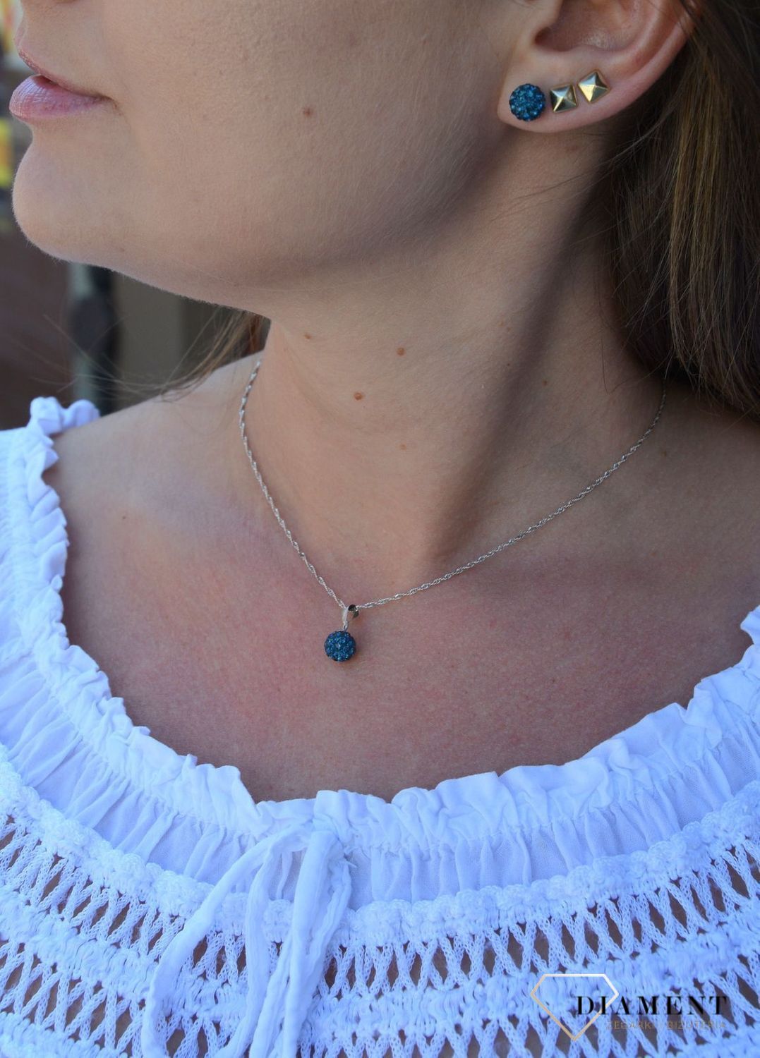 Komplet srebrny granatowe kulki DIA-KPL-3106-925.jpg