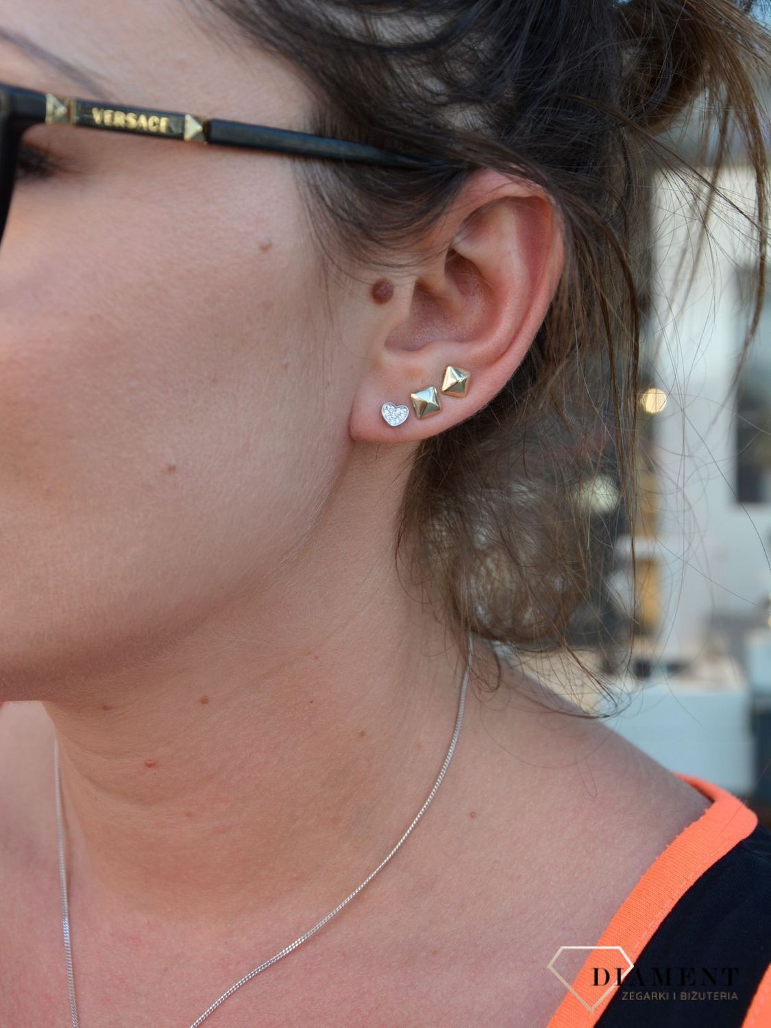 Srebrny komplet zawieszka i kolczyki w kształcie serca DIA-KPL-3545-925.jpg