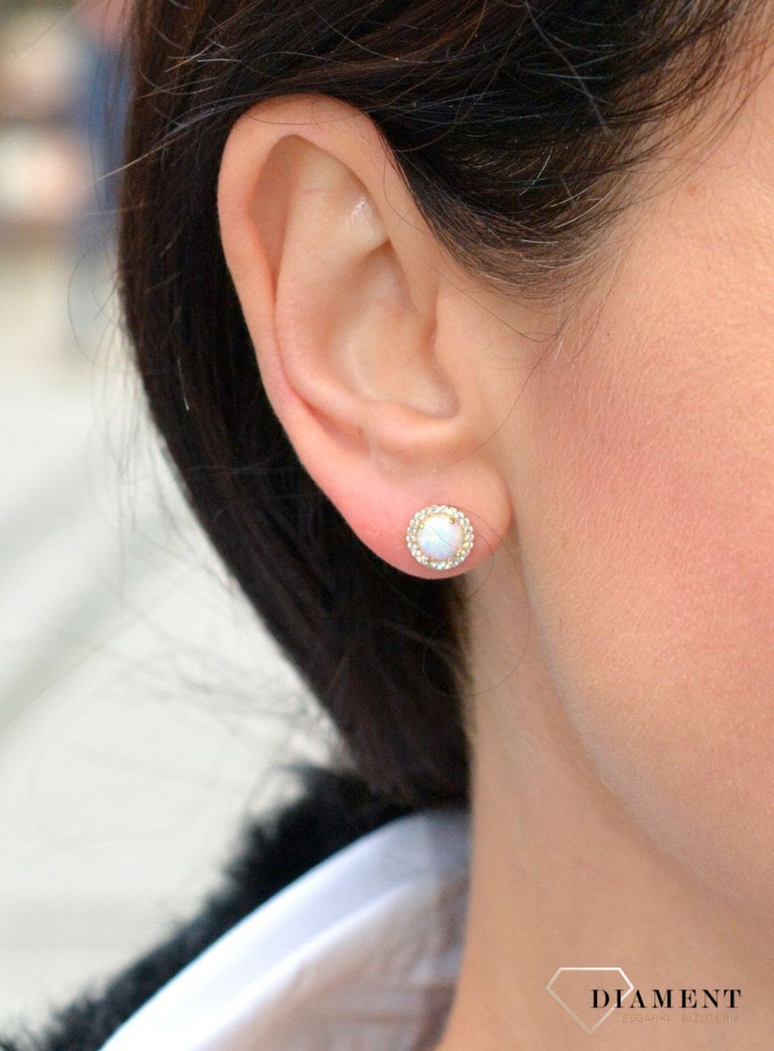 Komplet złotej biżuterii kolczyki i zawieszka z opalem i cyrkonią DIA-KPL-4431-585.jpg