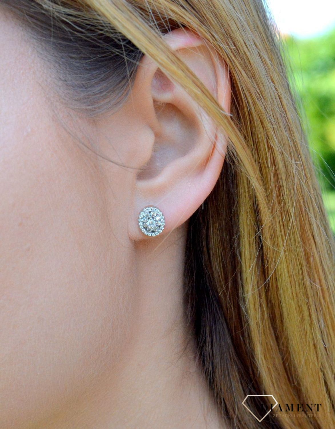 Srebrny komplet damski kolczyki zawieszka o owalnym kształcie z cyrkoniami DIA-KPL-9471-925df.jpg