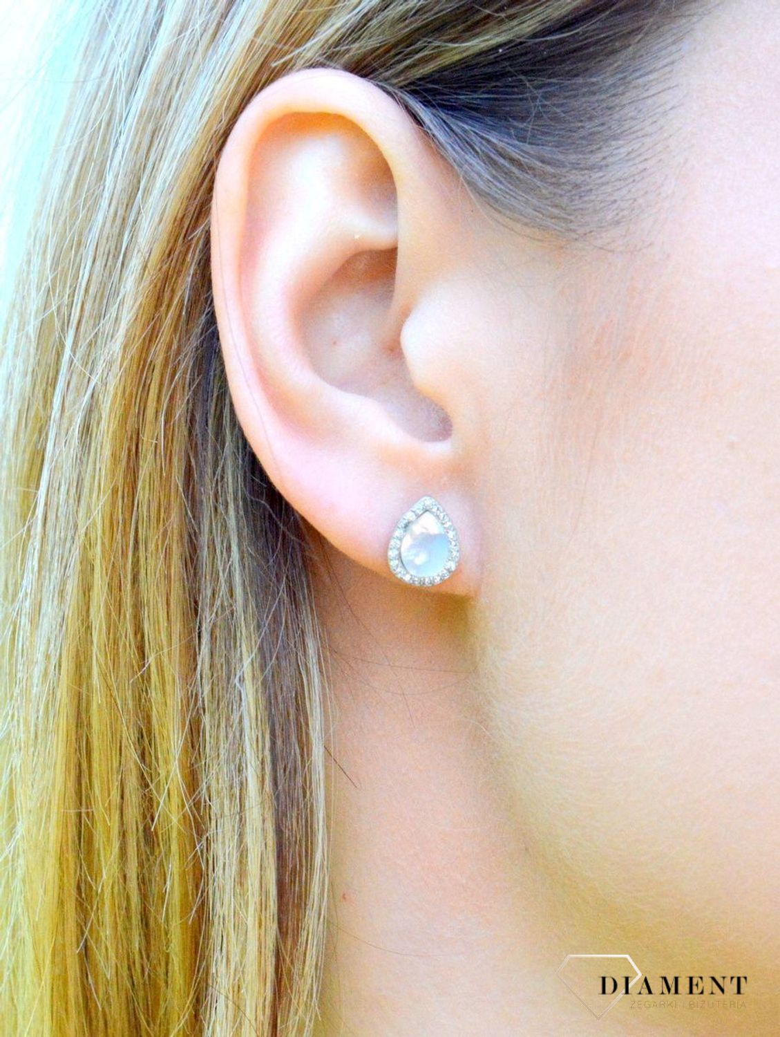 Srebrny komplet damski kolczyki zawieszka z masą perłową i cyrkoniami DIA-KPL-9472-925cv.jpg