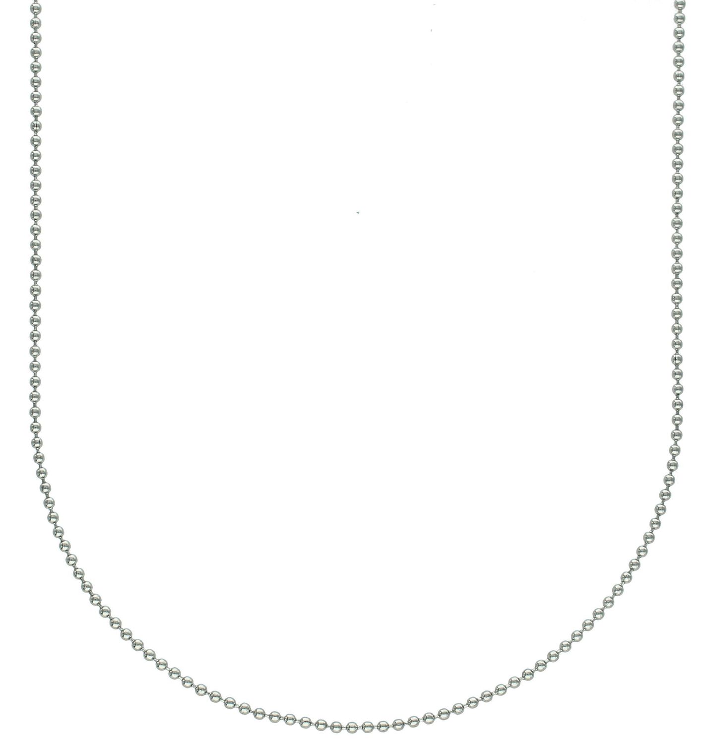 Stalowy łańcuszek w srebrnym kolorze kuleczki długość 90 cm DIA-LAN-11661-STAL. Łańcuszek kuleczki w srebrnym kolorze. Stalowy łańcuszek z kuleczek. Łańcuszek stalowy do nieśmiertelnika.1.jpg