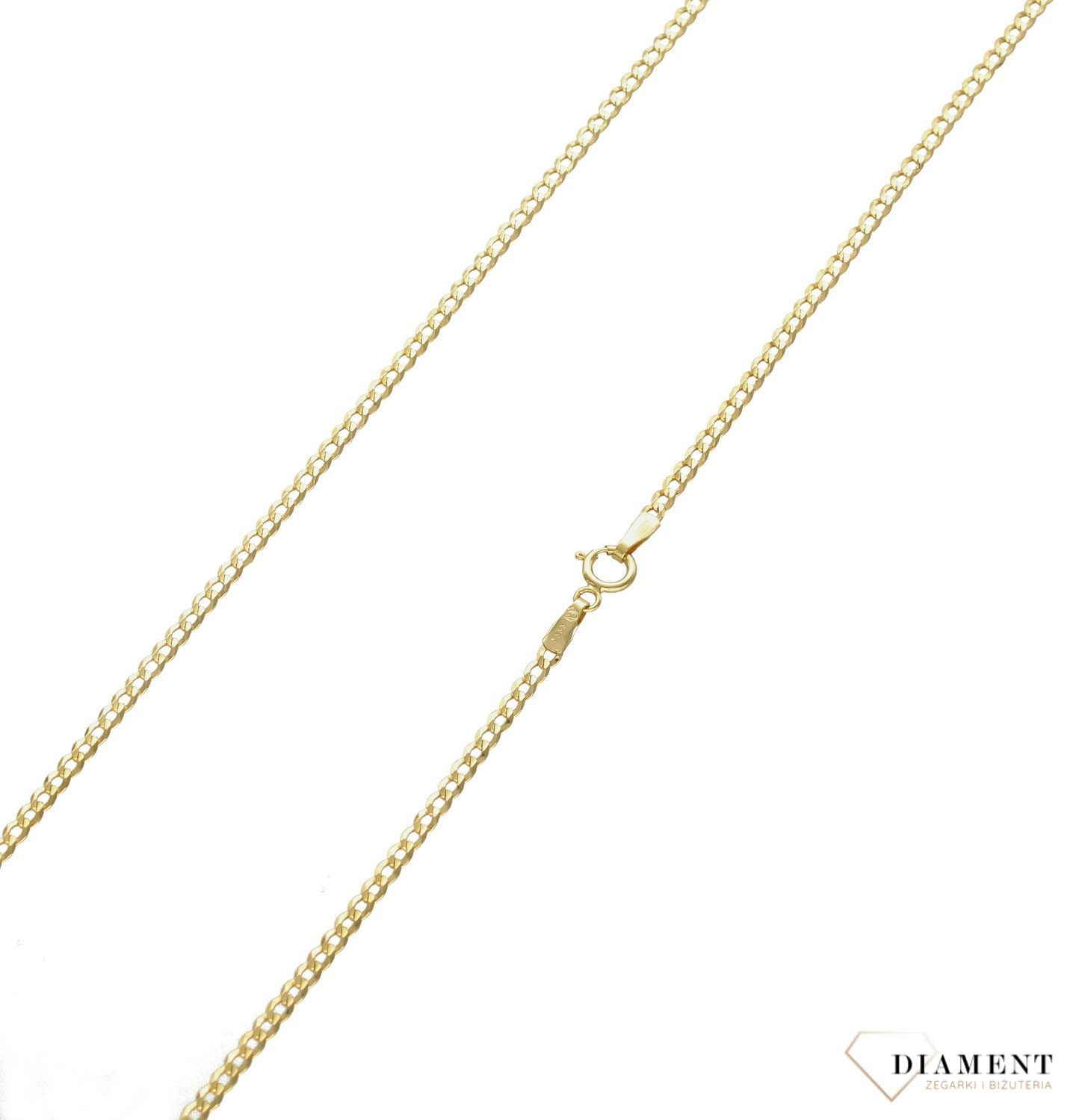 Złoty łańcuszek pancerka DIA-LAN-1683-333 (2).jpg