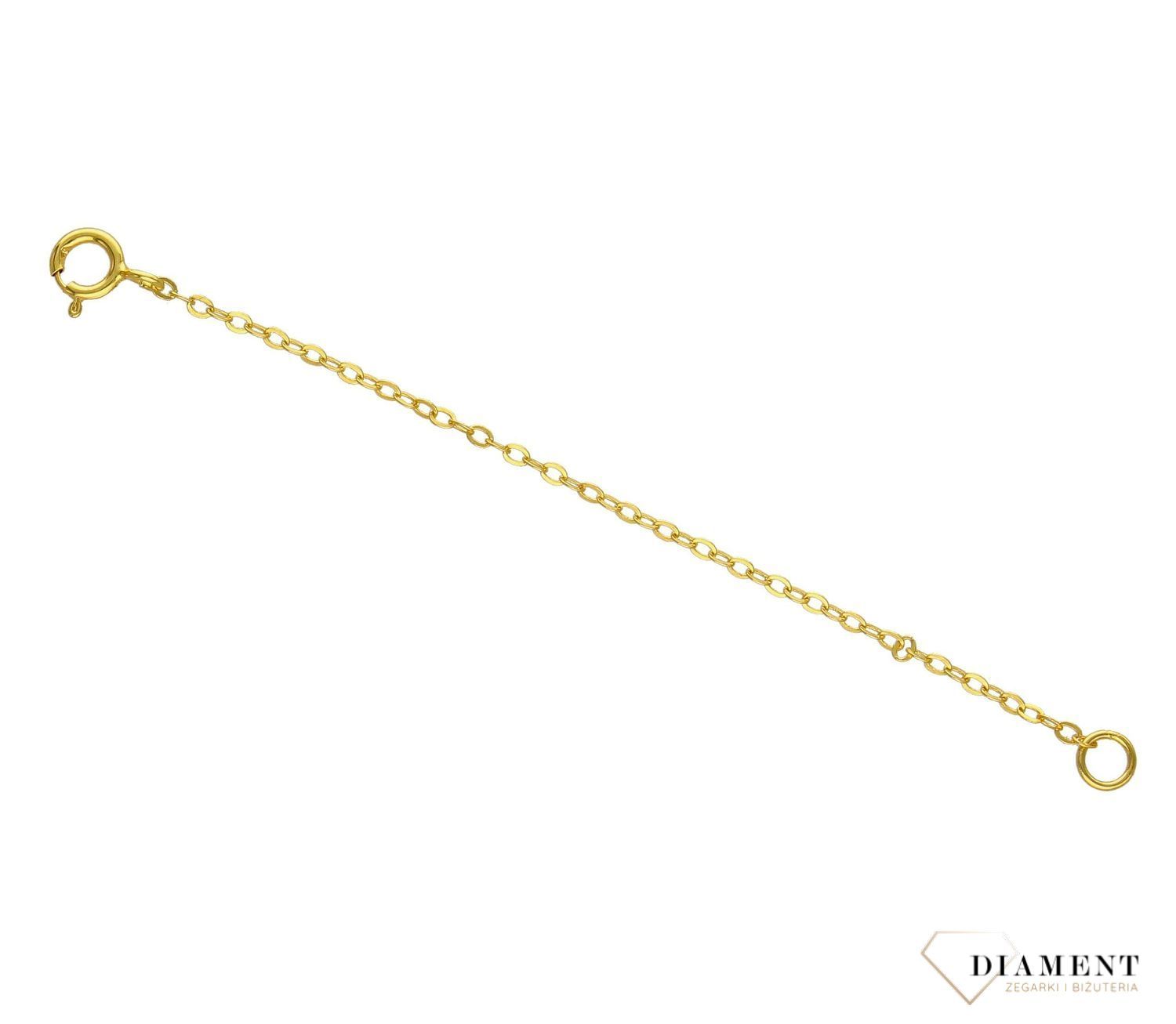 Srebrna przedłużka pozłacana do łańcuszka DIA-LAN-3070Z-925.jpg