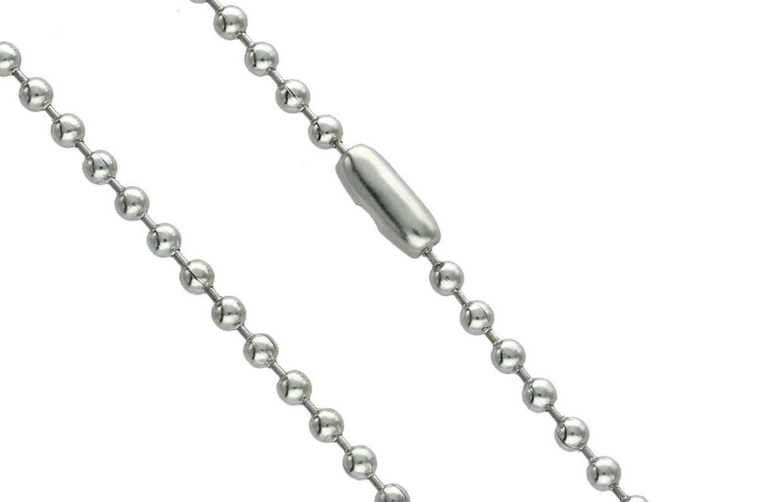 Łańcuszek stalowy pasujący do nieśmiertelnika - DIA-LAN-3891-STAL kuleczki.jpg