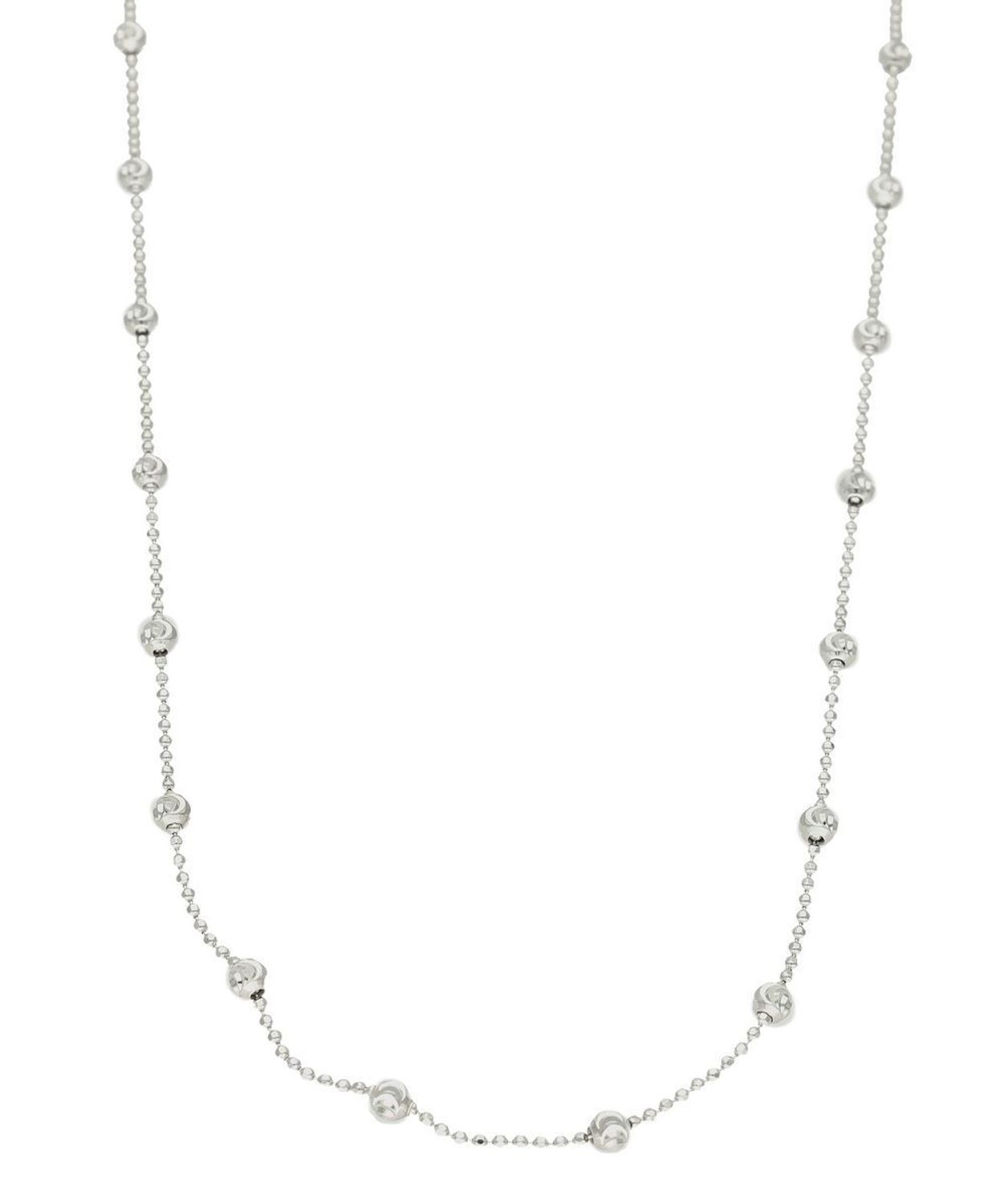 Srebrny łańcuszek 925 ozdobne kuleczki 0,6mm DIA-LAN-39STRD-925 (2).jpg
