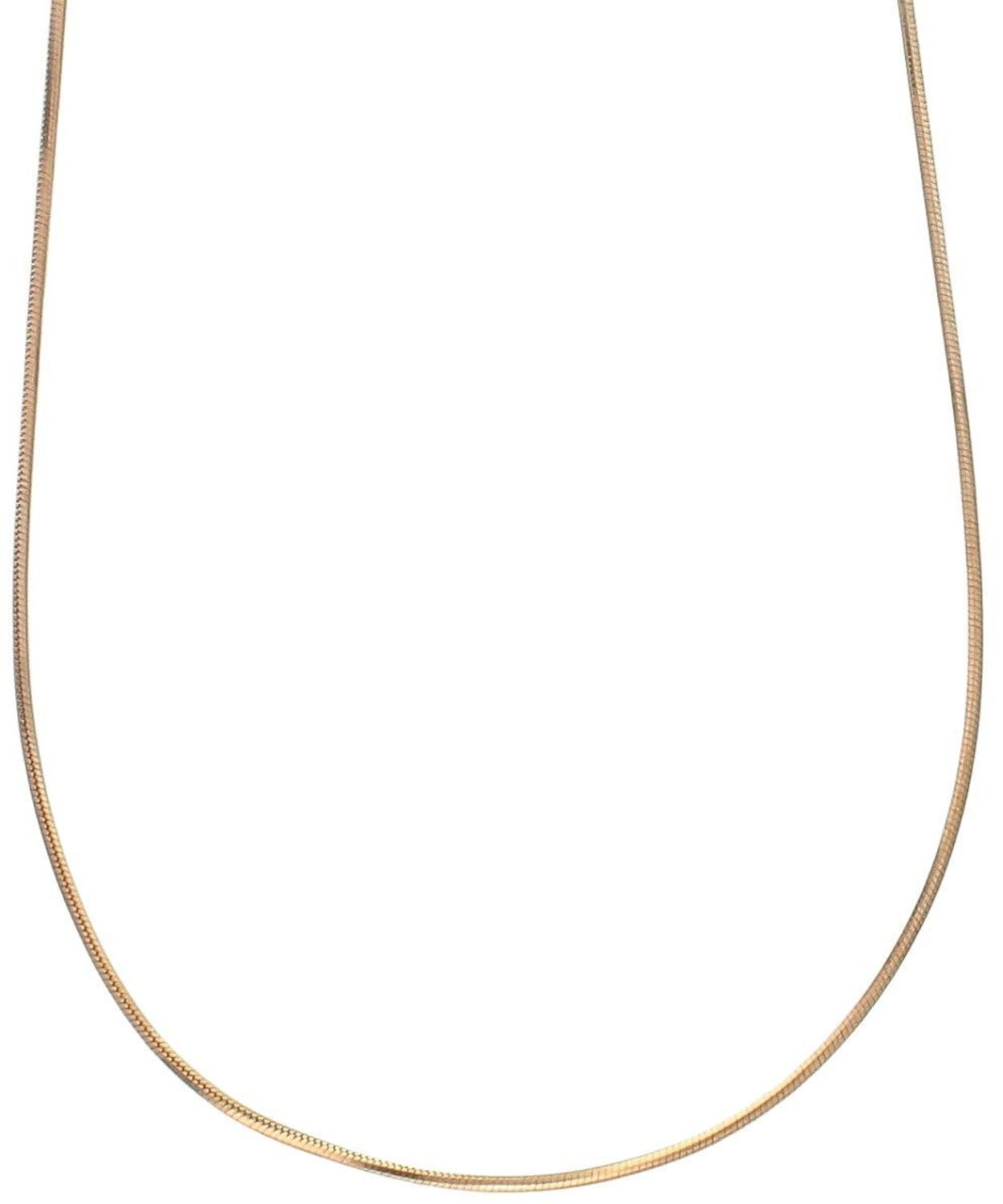 Łańcuszek srebrny linka 1 mm w kolorze różowego złota,.jpg