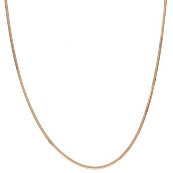 Łańcuszek srebrny linka 1mm w kolorze różowego złota DIA-LAN-4925-925.jpg