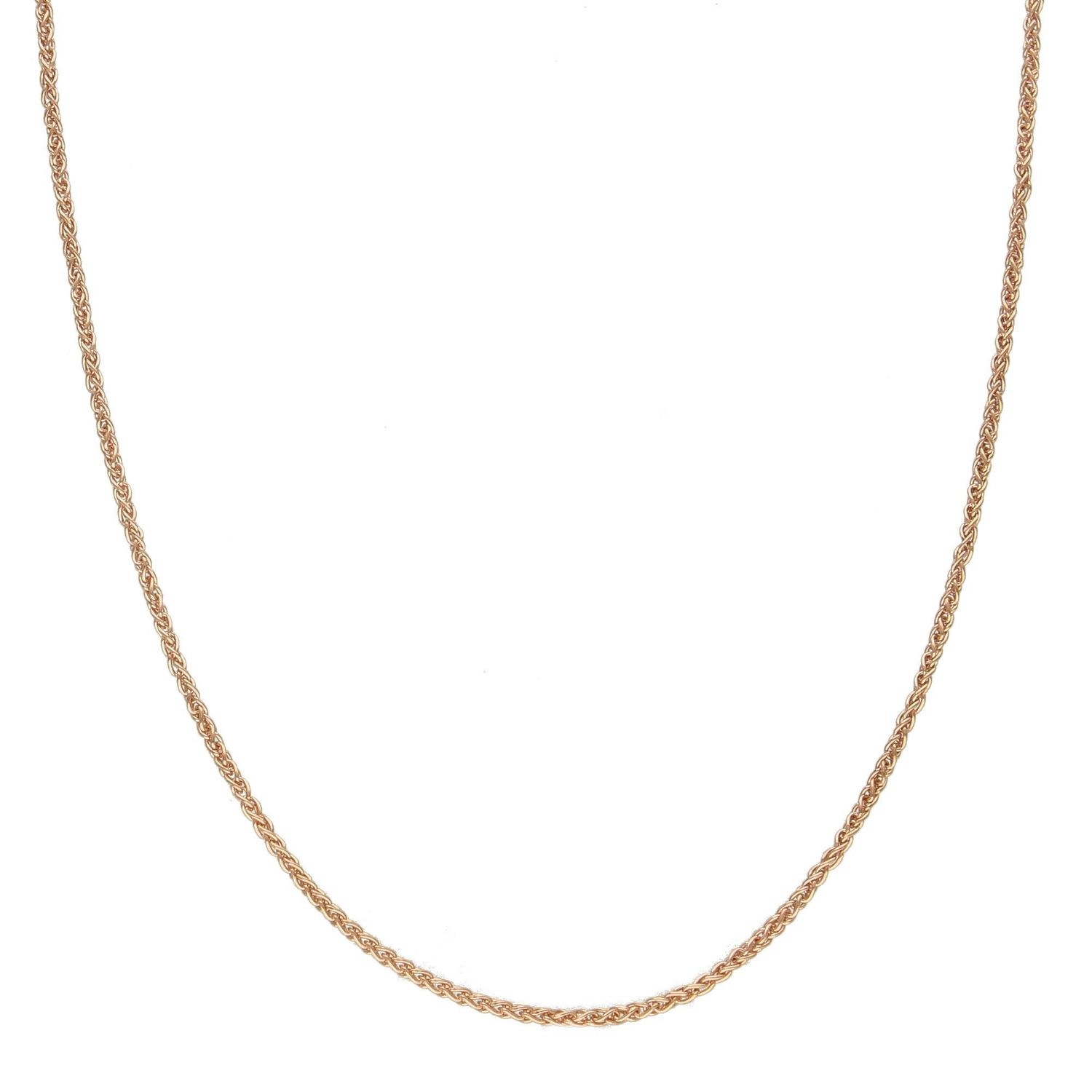 Łańcuszek srebrny 925 lisi ogon w kolorze różowego złota DIA-LAN-4926-925.jpg